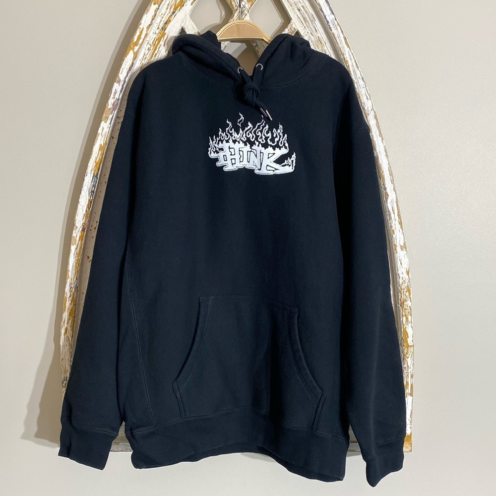 Custom heavyweight black hoodie